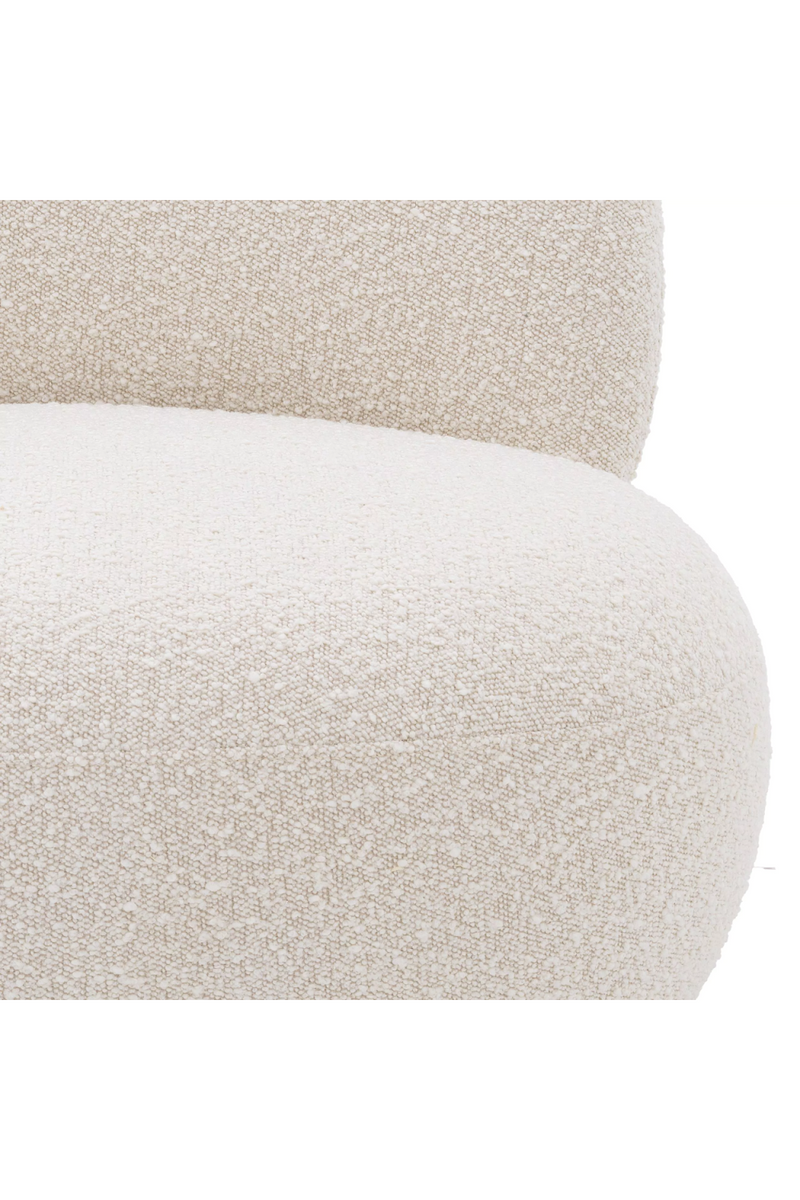 Cream Bouclé Accent Swivel Chair | Eichholtz Clément | Eichholtzmiami.com