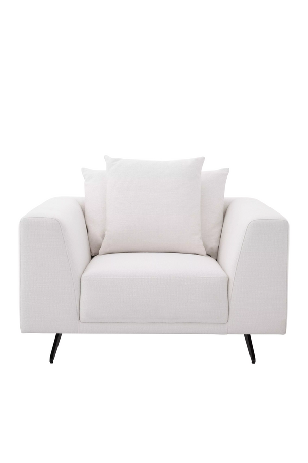  White Modern Accent Armchair | Eichholtz Endless | Eichholtzmiami.com