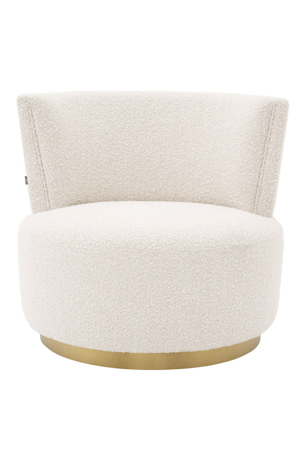 Bouclé Swivel Lounge Chair | Eichholtz Alonso | Eichholtzmiami.com