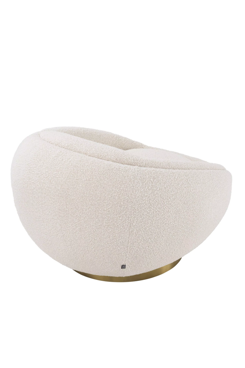 Round Bouclé Swivel Chair | Eichholtz Bollinger | Eichholtzmiami.com