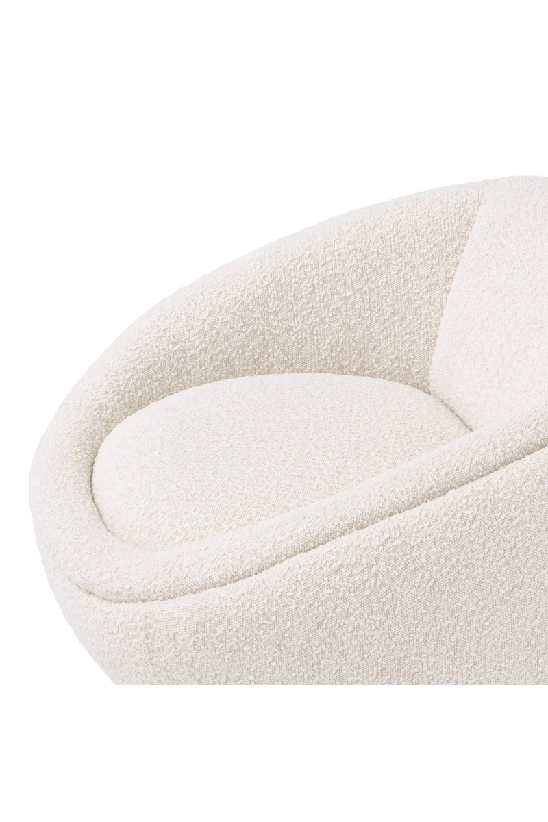 Round Bouclé Swivel Chair | Eichholtz Bollinger | Eichholtzmiami.com