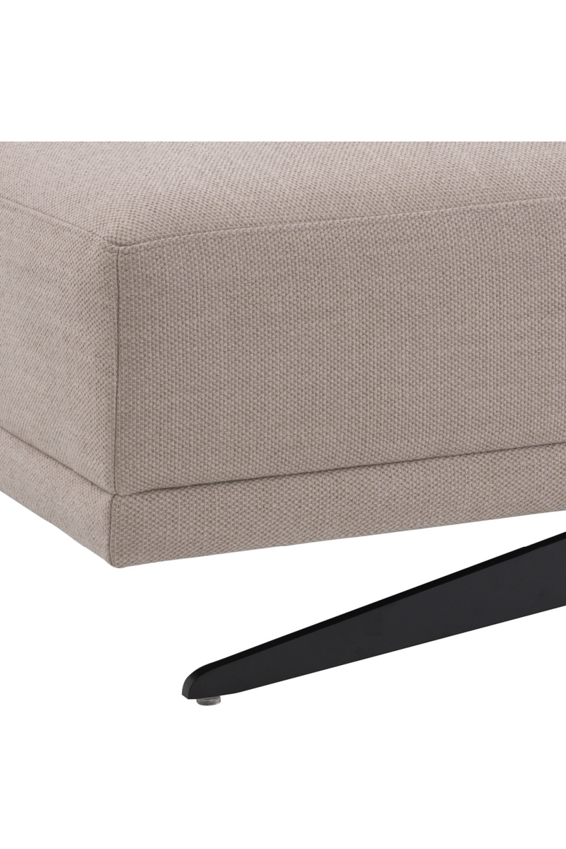 Upholstered Sand Ottoman | Eichholtz Endless |