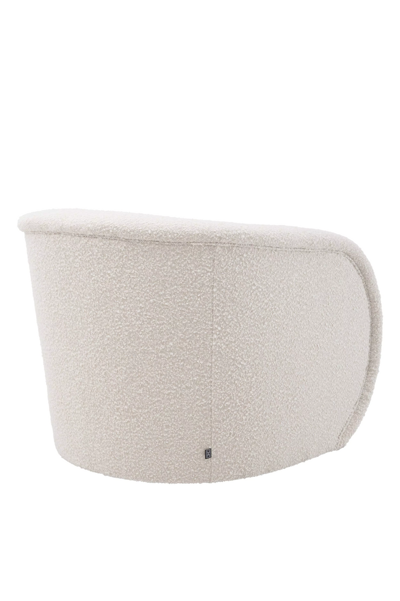 Cream Bouclé  Swivel Chair | Eichholtz Cristo | Eichholtzmiami.com