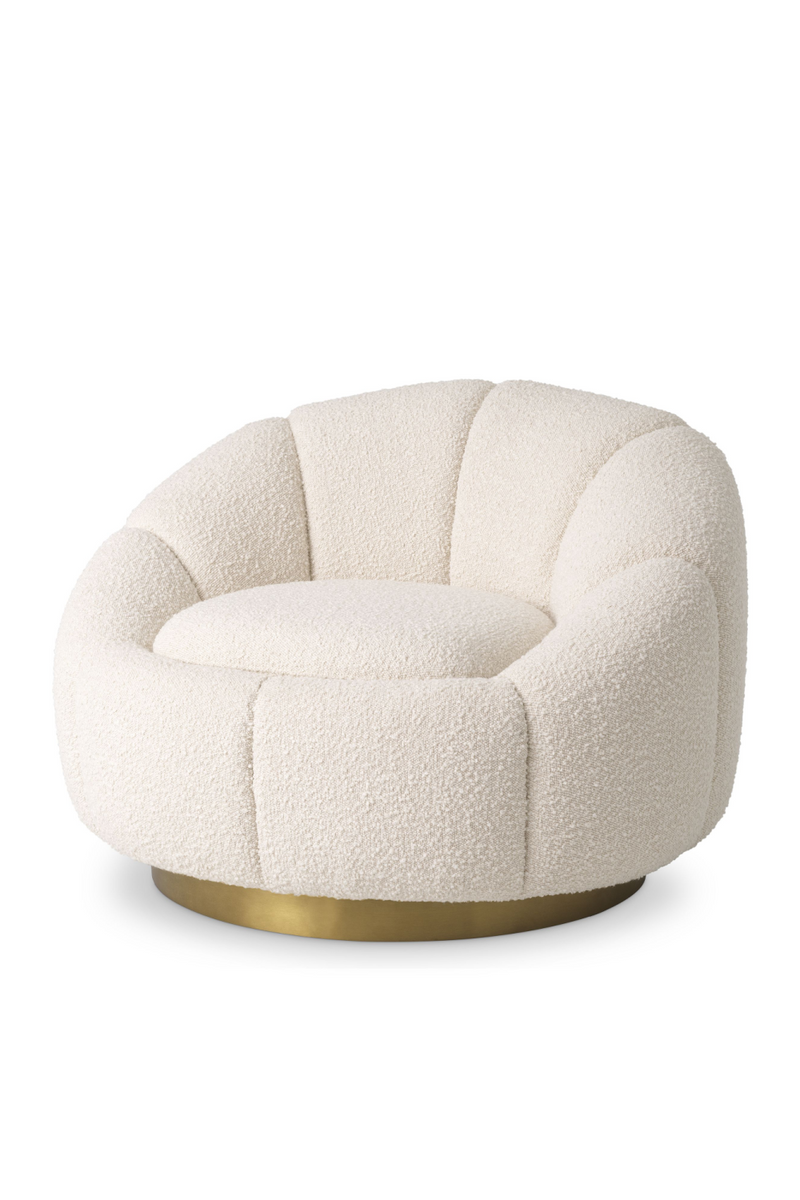 Bouclé Modern Swivel Chair | Eichholtz Inger | Eichholtzmiami.com