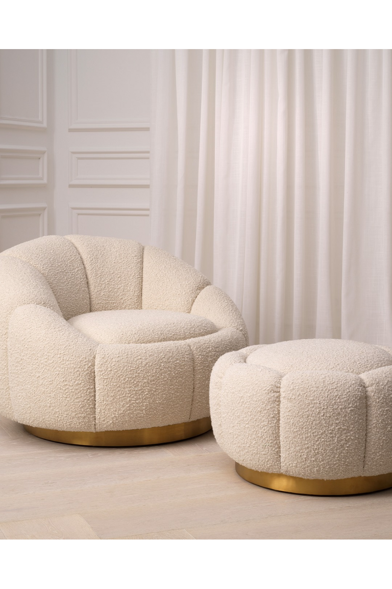 Bouclé Modern Swivel Chair | Eichholtz Inger | Eichholtzmiami.com