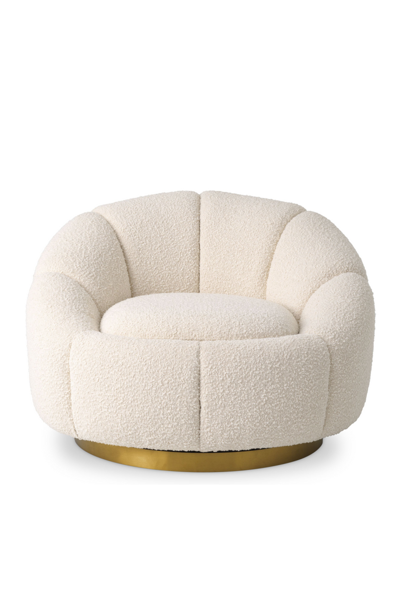 Bouclé Modern Swivel Chair | Eichholtz Inger | Eichholtzmiami.com