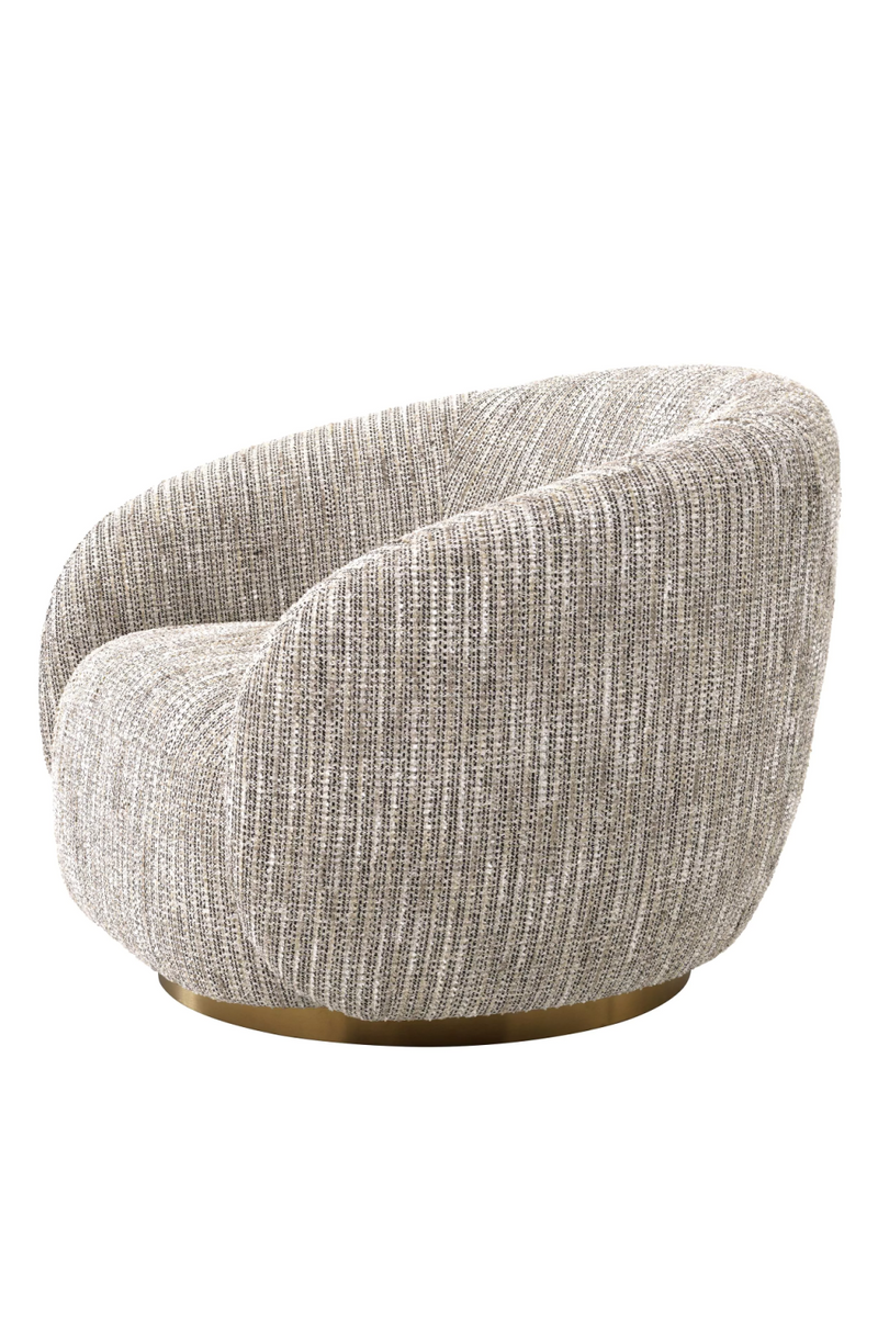 Round Upholstered Swivel Chair | Eichholtz Brice | Eichholtzmiami.com