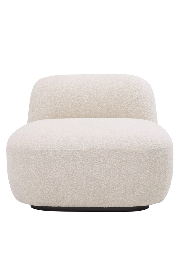 Cream Bouclé Slipper Chair | Eichholtz Björn | Eichholtzmiami.com