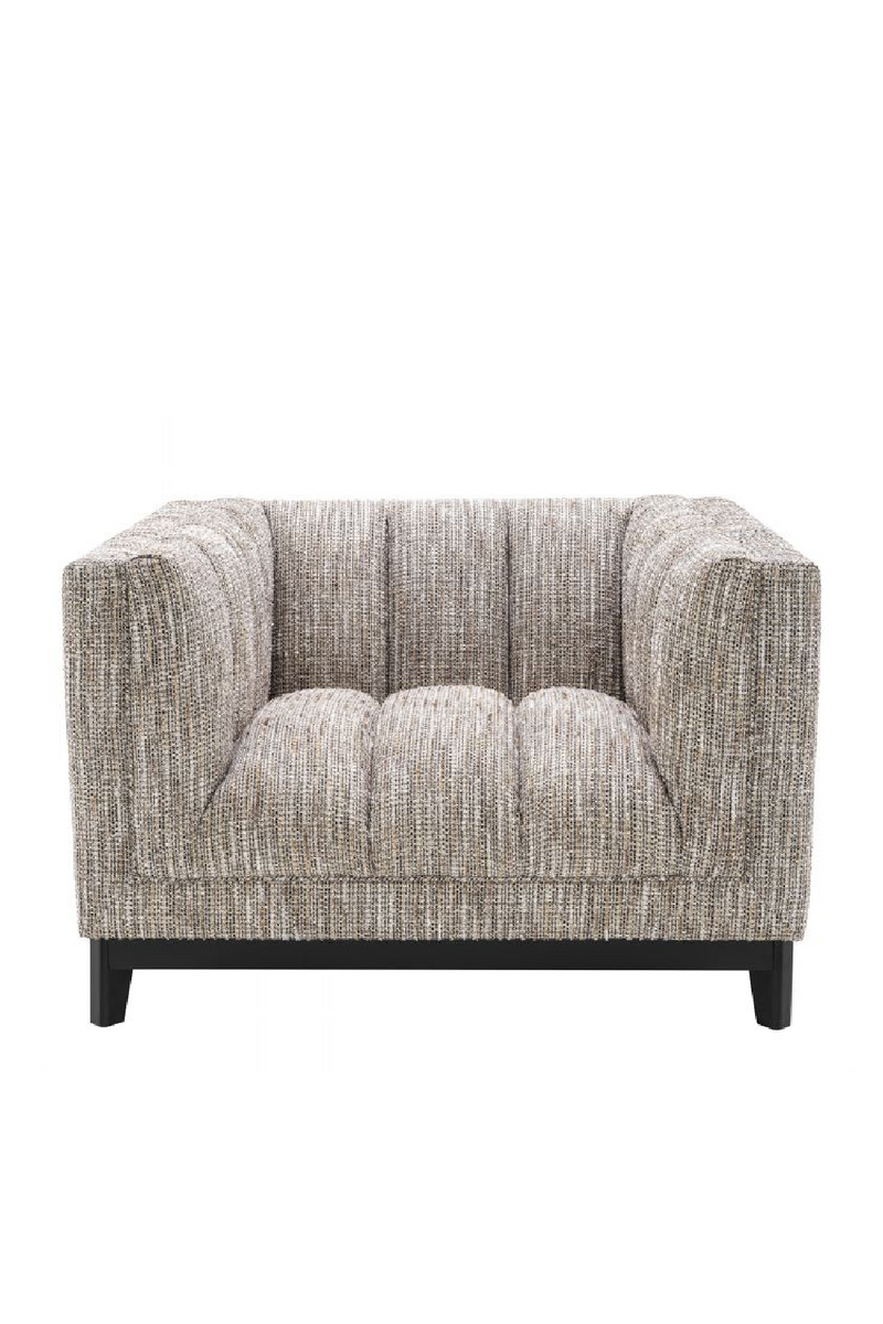 Beige Upholstered Channel Stitched Chair | Eichholtz Ditmar | Eichholtzmiami.com