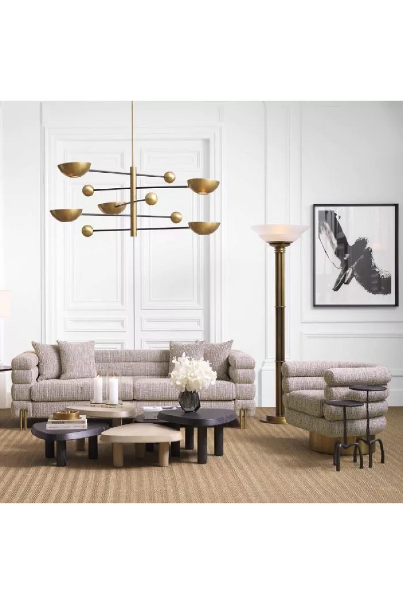 Beige Art Deco Swivel Chair | Eichholtz Maguire | Eichholtzmiami.com