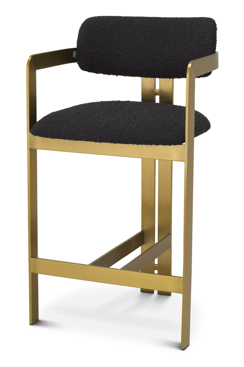 Modern Upholstered Counter Stool | Eichholtz Donato | Eichholtzmiami.com