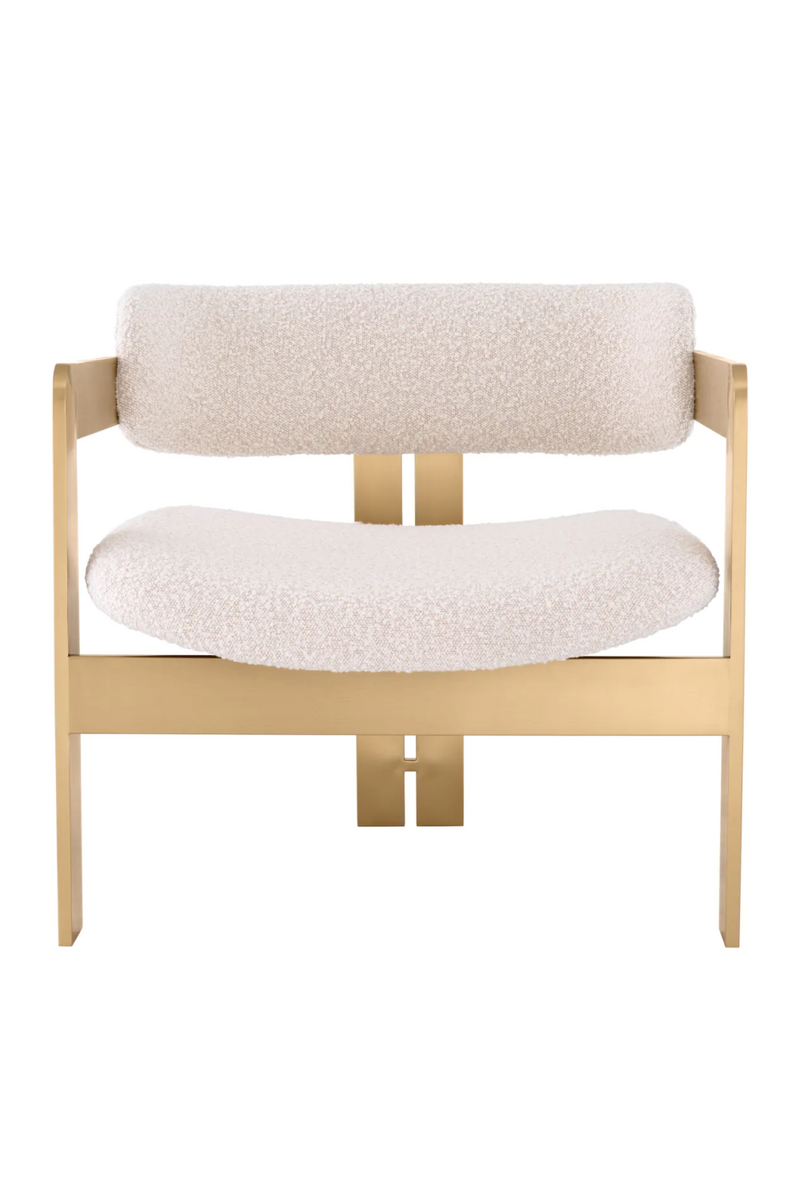 Cream Bouclé Modern Lounge Chair | Eichhotz Dona | Eichholtzmiami.com