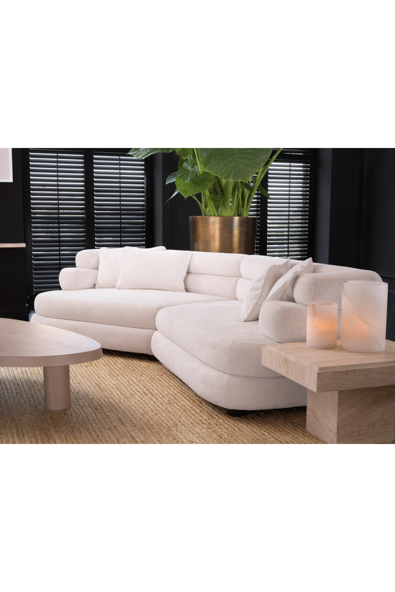 White Fabric Modular Sofa | Eichholtz Malaga | Eichholtzmiami.com