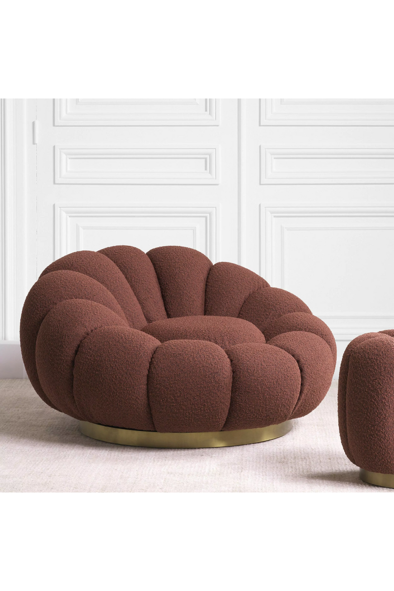 Flower Design Swivel Chair | Eichholtz Mello | Eichholtzmiami.com