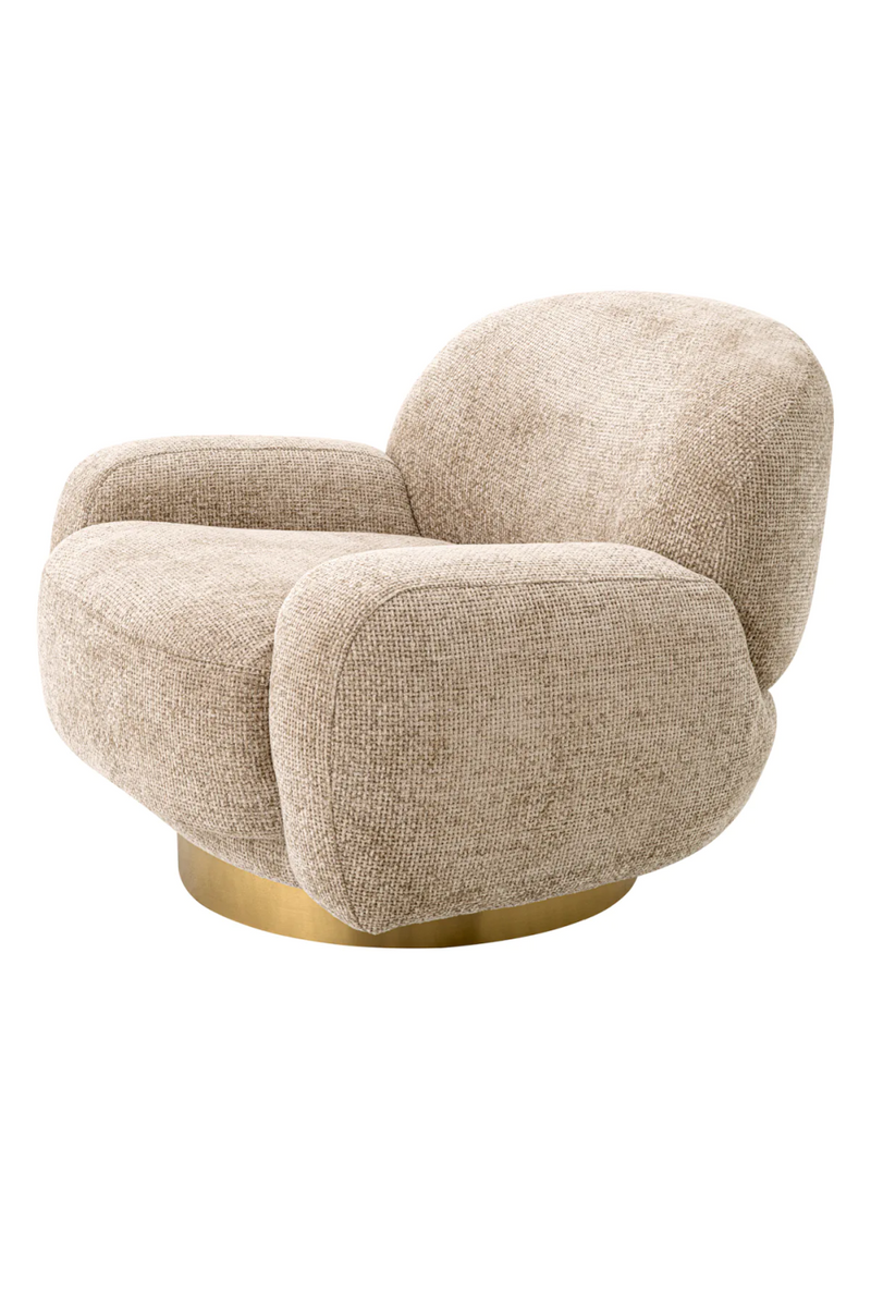 Organic Shape Swivel Lounge Chair | Eichholtz Udine | Eichholtzmiami.com