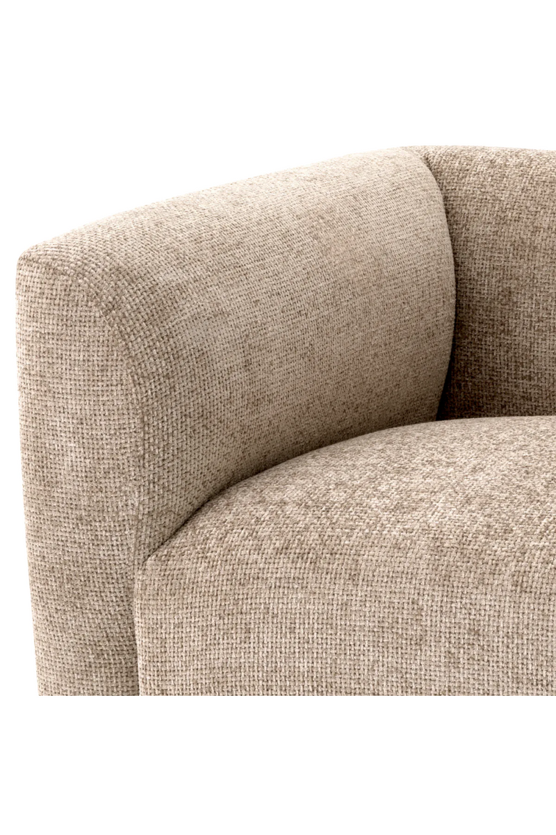 Beige Modern Barrel Armchair | Eichholtz Corso |  Eichholtzmiami.com