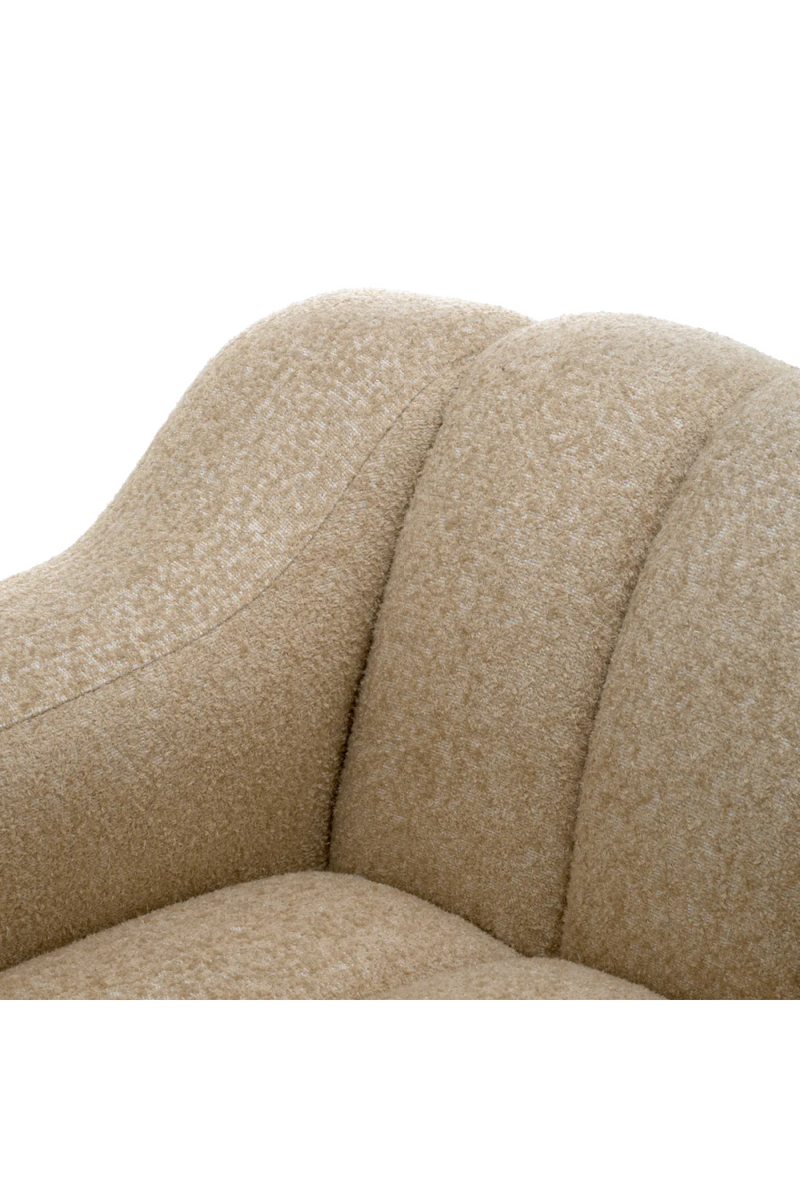 Beige Channeled Lounge Chair | Eichholtz Kelly | Eichholtzmiami.com
