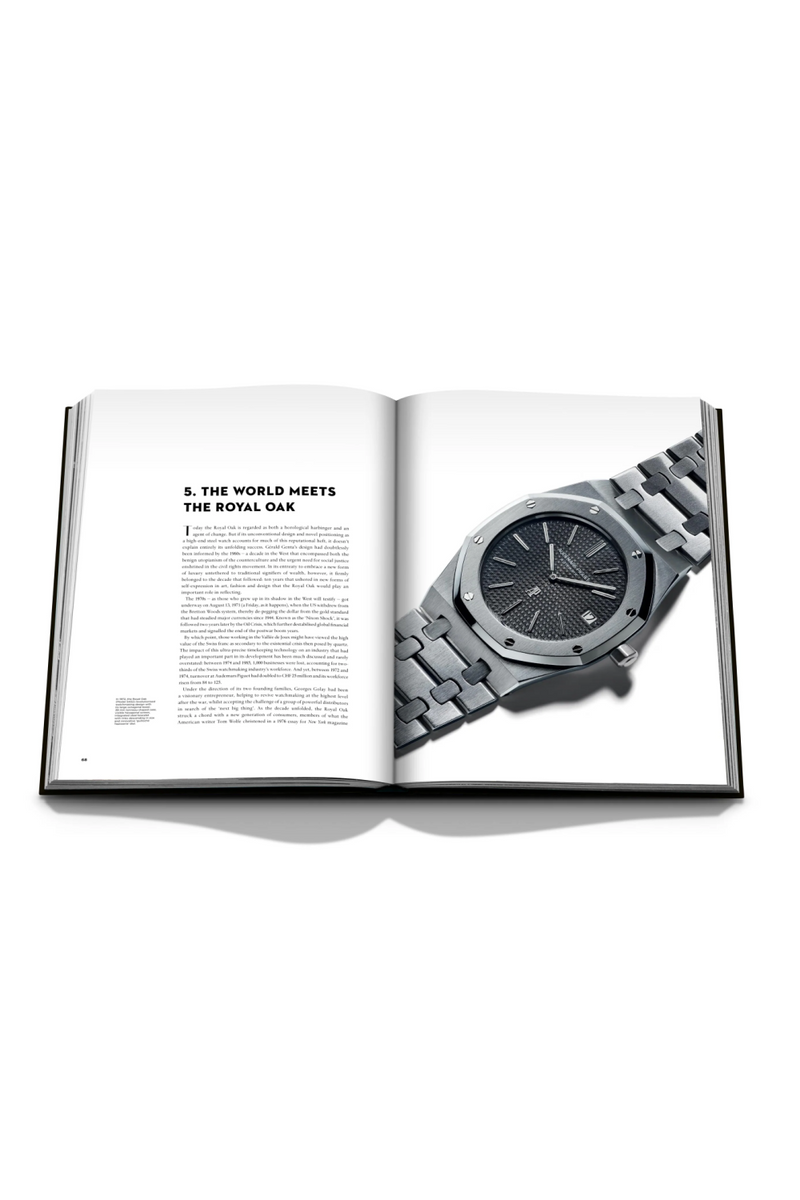 Elegant Vintage Watch Coffee Table Book | Assouline Royal Oak: From Iconoclast to Icon | Eichholtzmiami.com