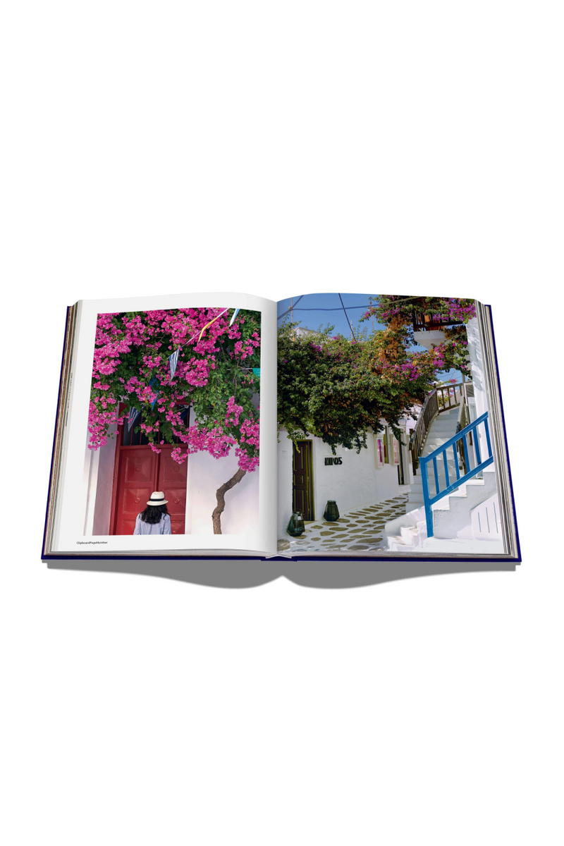 Travel Photography Silk Hardcover Book | Assouline Mykonos Muse | Eichholtzmiami.com