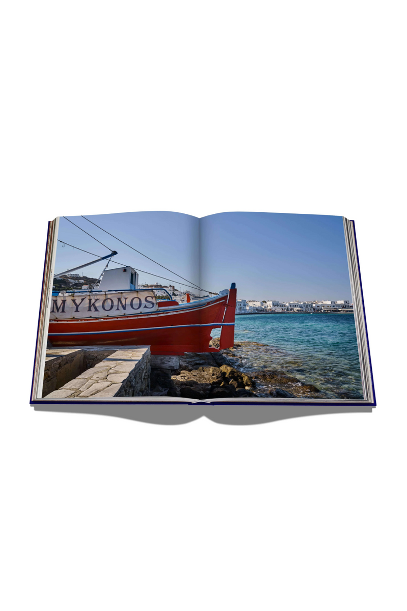 Travel Photography Silk Hardcover Book | Assouline Mykonos Muse | Eichholtzmiami.com