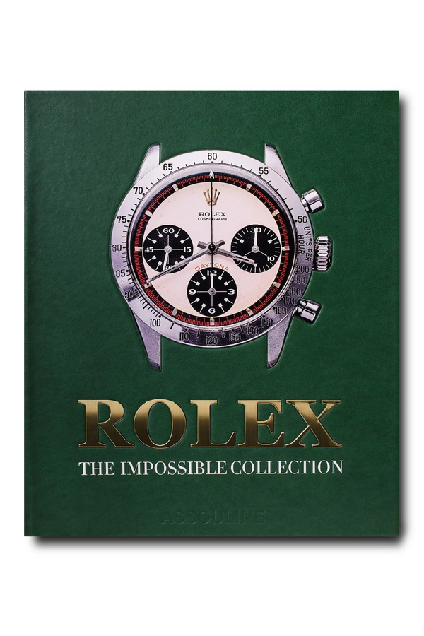 Luxury Leather Coffee Table Book | Assouline Rolex: The Impossible Collection | Eichholtzmiami.com