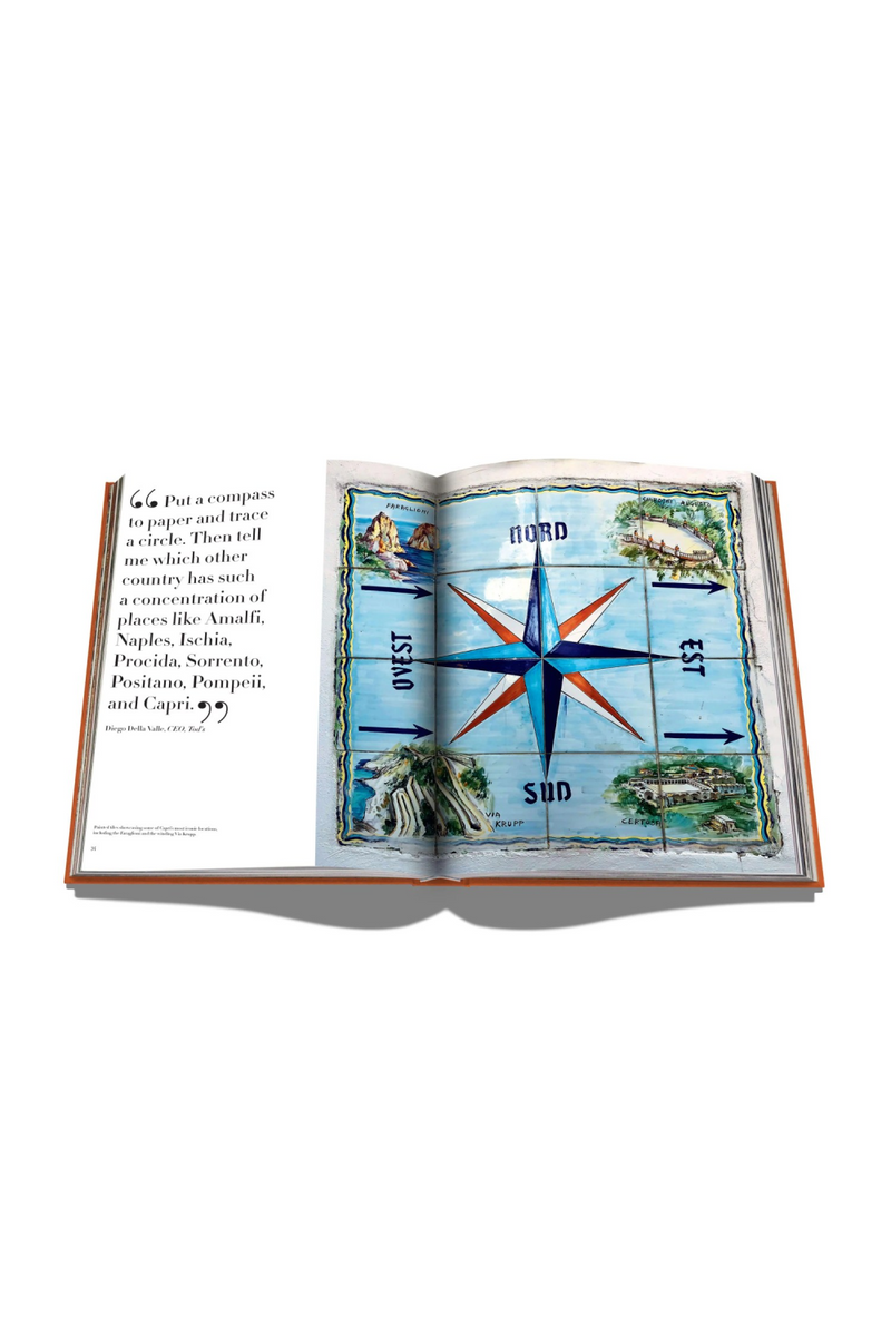 Travel Linen Hardcover Book | Assouline Capri Dolce Vita | Eichholtzmiami.com