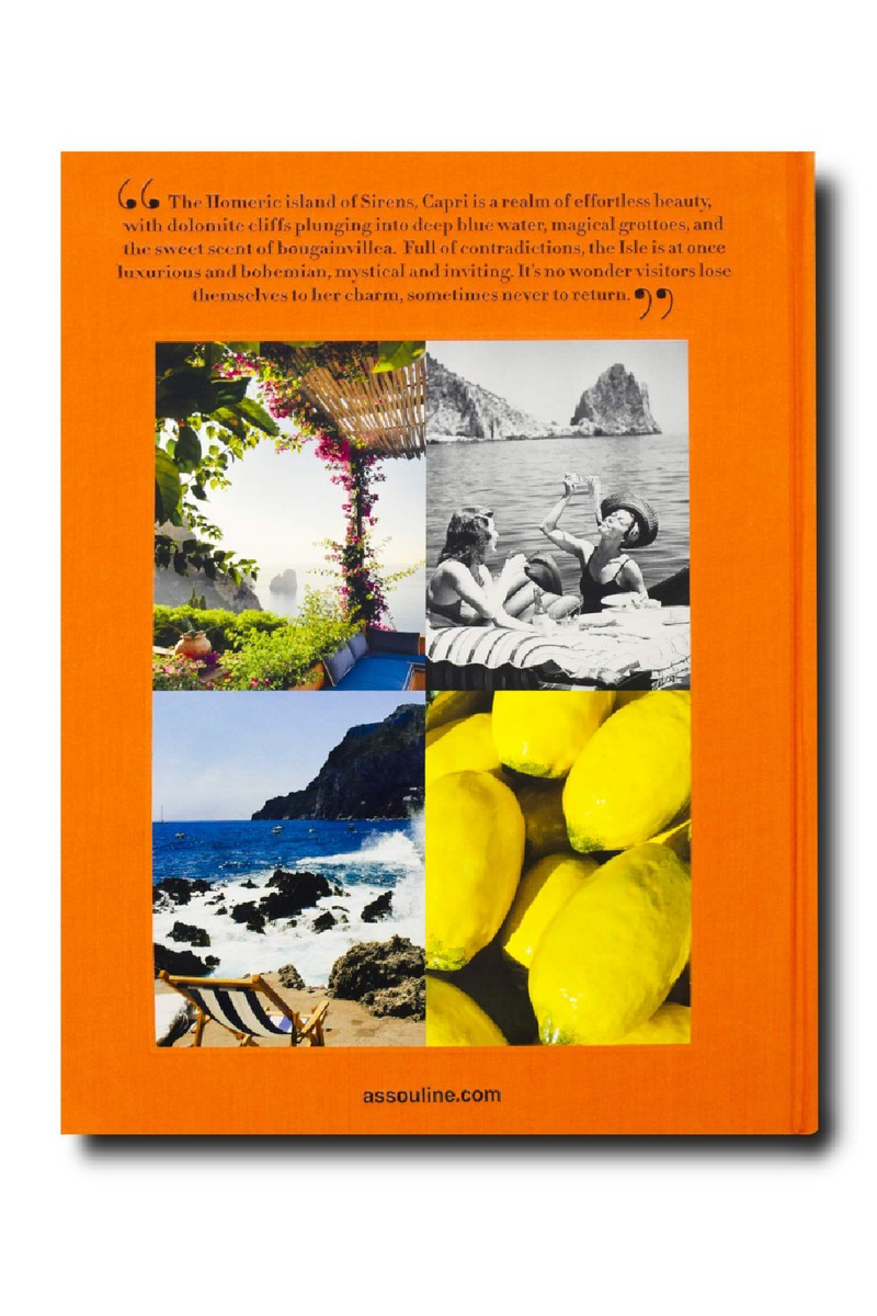 Travel Linen Hardcover Book | Assouline Capri Dolce Vita | Eichholtzmiami.com