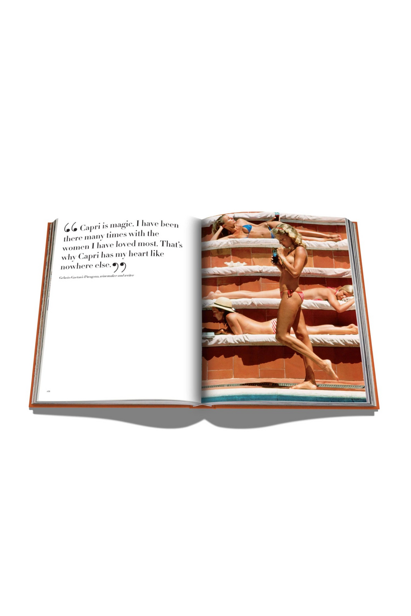 Travel Linen Hardcover Book | Assouline Capri Dolce Vita | Eichholtzmiami.com