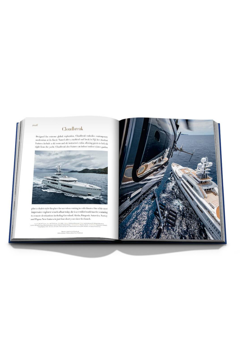 Handcrafted Coffee Table Book | Assouline Yachts: The Impossible Collection | Eichholtzmiami.com