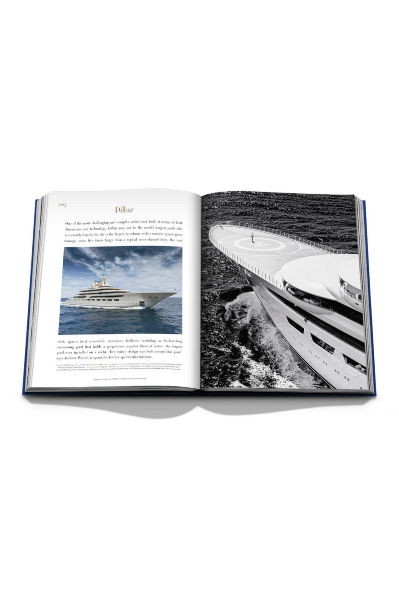 Handcrafted Coffee Table Book | Assouline Yachts: The Impossible Collection | Eichholtzmiami.com