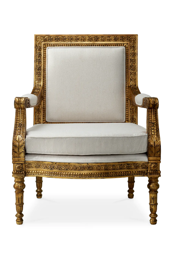 Gold Opulent Fauteuil Chair | Met x Eichholtz Louis | Eichholtzmiami.com