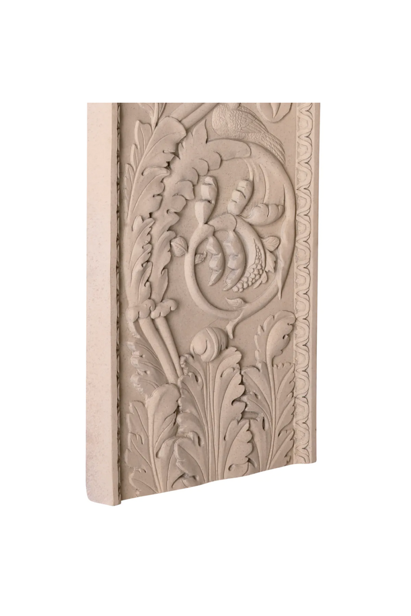 Carved Marble Wall Object | Met x Eichholtz Acanthus | Eichholtzmiami.com