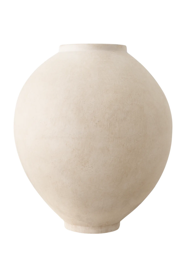 White Spherical Vase | Met x Eichholtz Moon Jar | Eichholtzmiami.com