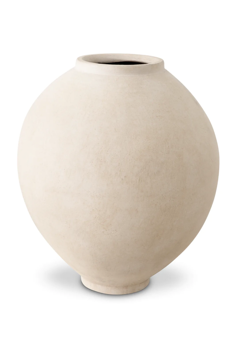 White Spherical Vase | Met x Eichholtz Moon Jar | Eichholtzmiami.com