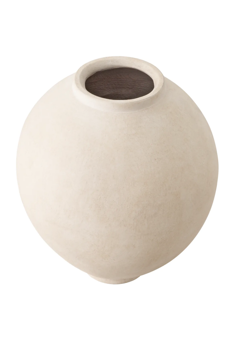 White Spherical Vase | Met x Eichholtz Moon Jar | Eichholtzmiami.com