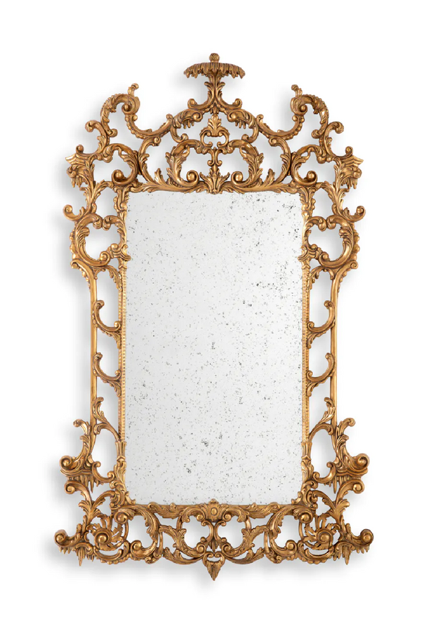 Hand-carved Gold Mirror| Met x Eichholtz Rococo | Eichholtzmiami.com