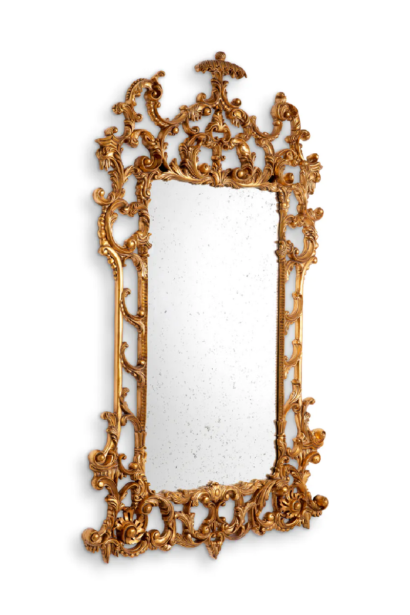 Hand-carved Gold Mirror| Met x Eichholtz Rococo | Eichholtzmiami.com