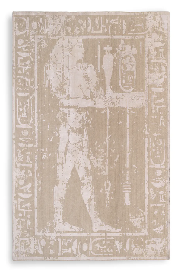 Beige Wool Blend Carpet | Met x Eichholtz Akhtihotep 10 x 13 | Eichholtzmiami.com