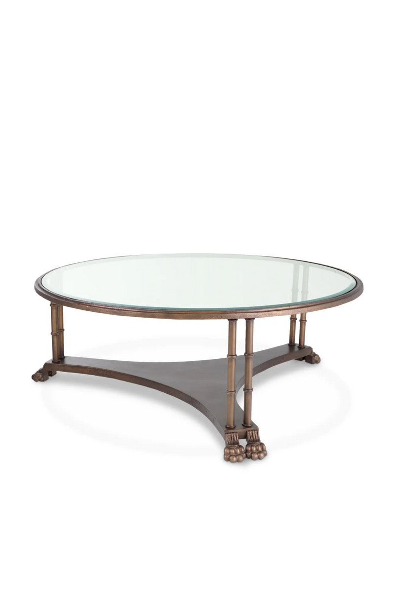 Bevelled Glass Vintage Coffee Table | Met x Eichholtz Lioness | Eichholtzmiami.com