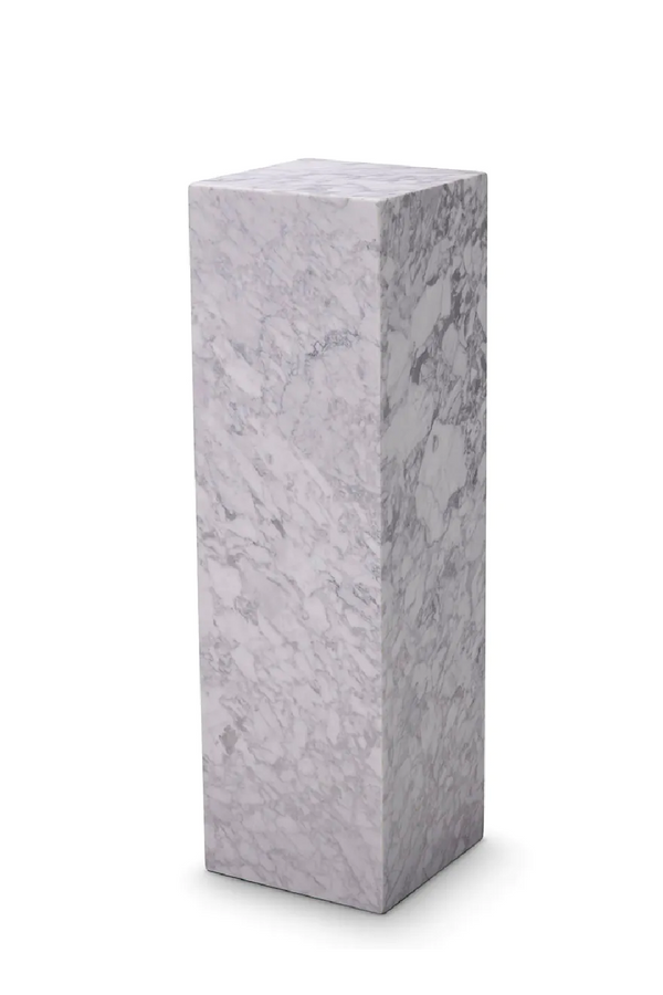 White Marble Column M | Met x Eichholtz Lucca | Eichholtzmiami.com