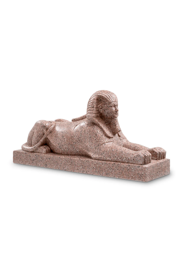 Beige Granite Egyptian Sculpture | Met x Eichholtz Sphinx of Hatshepsut | Eichholtzmiami.com