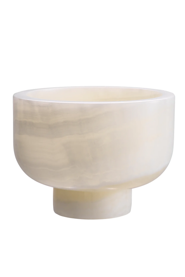 Natural Onyx Bowl | Met x Eichholtz Fayum | Eichholtzmiami.com