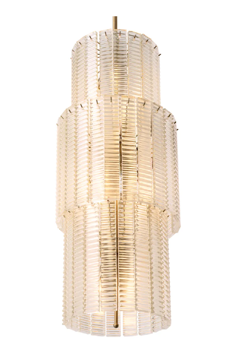 Ridged Glass Chandelier | Met x Eichholtz Imperial | Eichholtzmiami.com