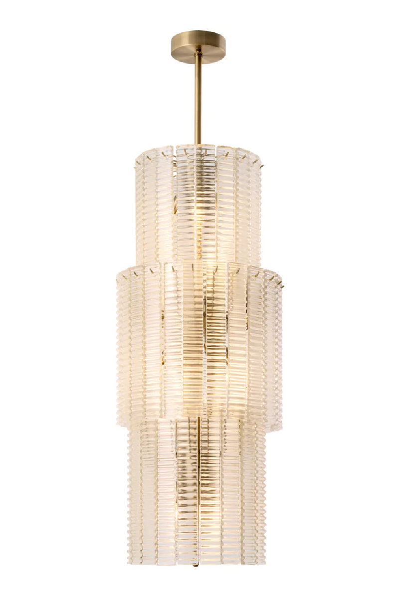 Ridged Glass Chandelier | Met x Eichholtz Imperial | Eichholtzmiami.com