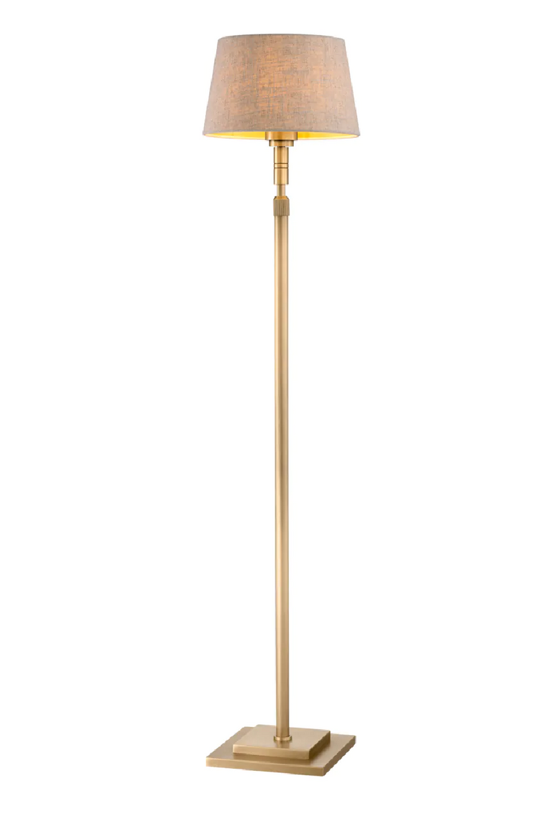 Brushed Brass Adjustable Floor Lamp | Met x Eichholtz Tryon | Eichholtzmiami.com
