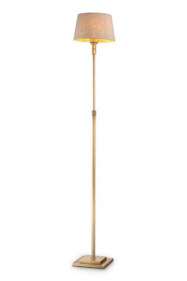 Brushed Brass Adjustable Floor Lamp | Met x Eichholtz Tryon | Eichholtzmiami.com