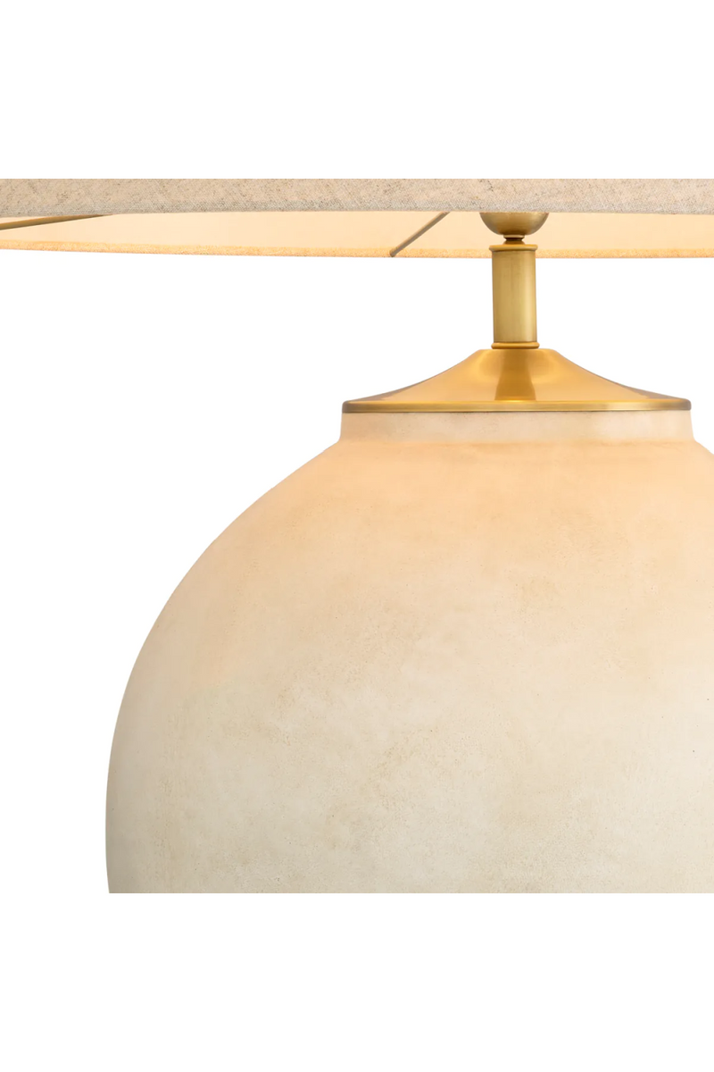 White Linen Table Lamp | Met x Eichholtz Moon Jar | Eichholtzmiami.com
