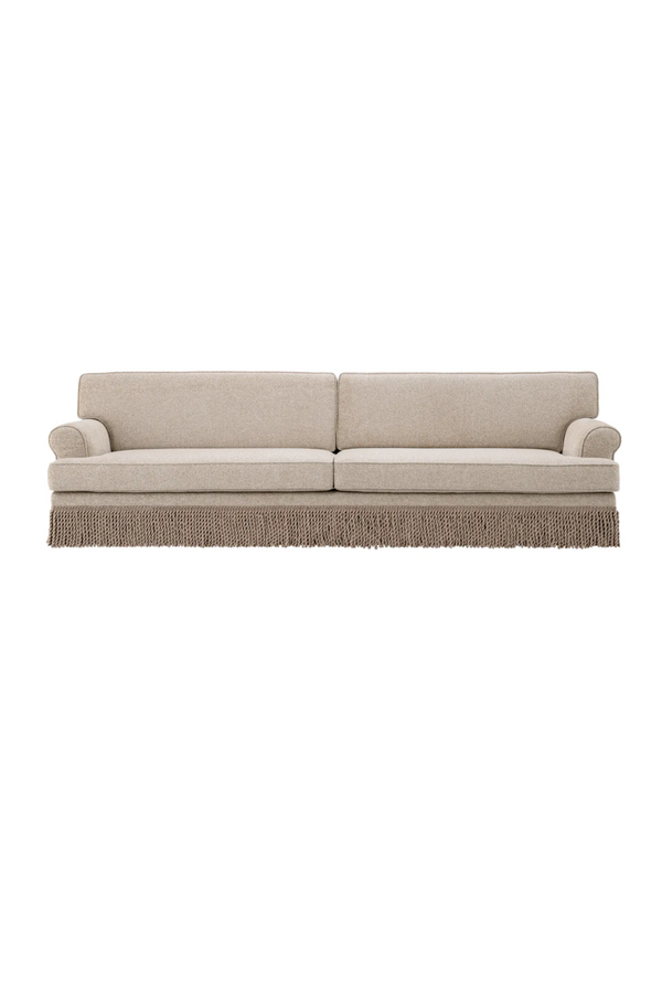 Beige Fringed Sofa | Met x Eichholtz Madison | Eichholtzmiami.com