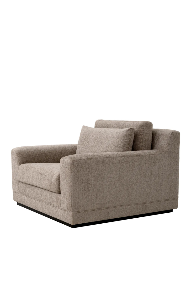 Taupe Chenille Lounge Chair | Met x Eichholtz Manhattan | Eichholtzmiami.com