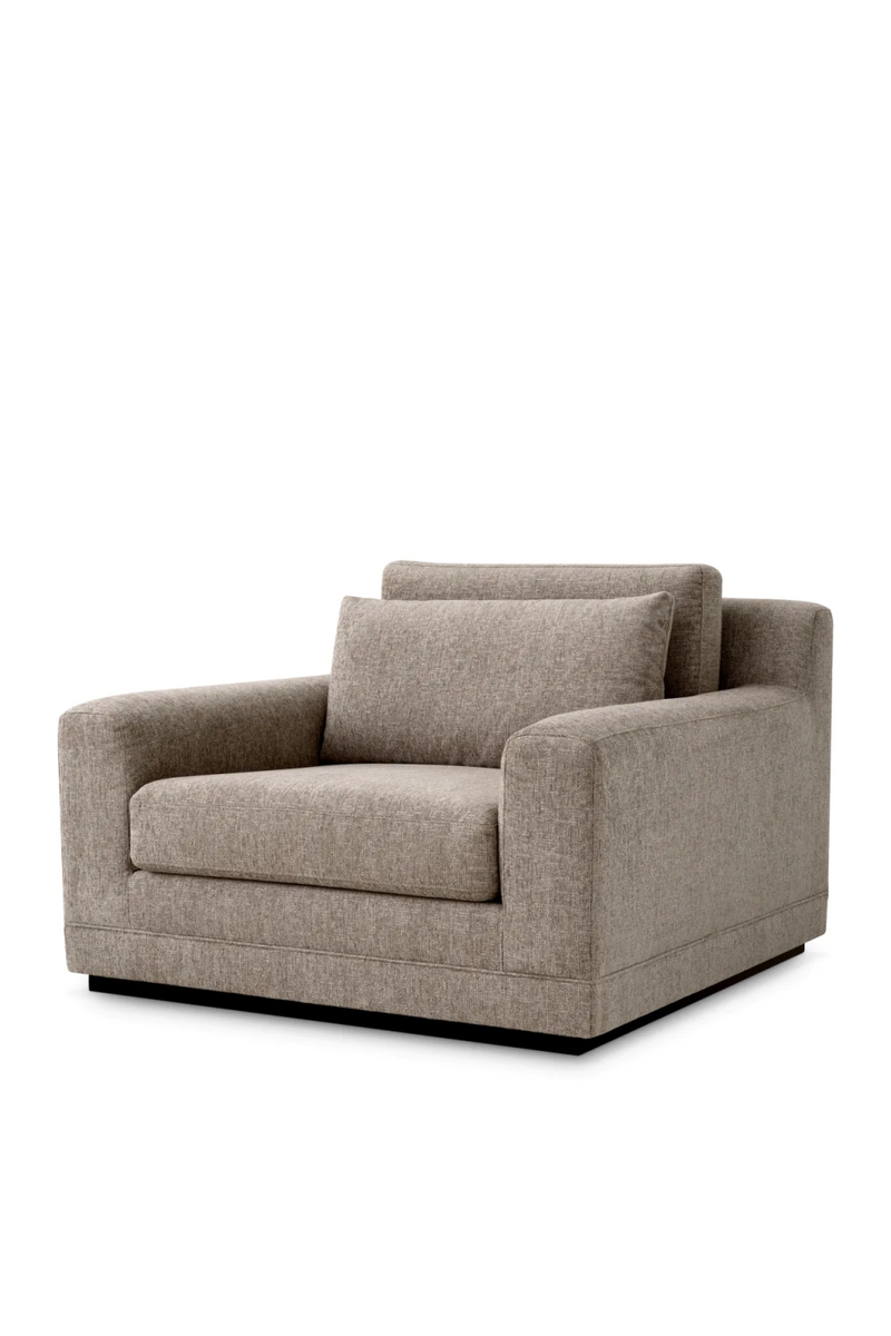 Taupe Chenille Lounge Chair | Met x Eichholtz Manhattan | Eichholtzmiami.com